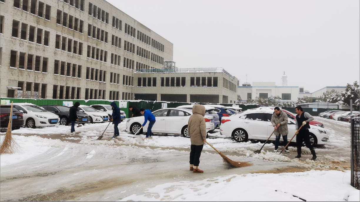 雪绽琼花日 扫雪暖心时丨乐动开户中国官方网站
开展扫雪除冰活动